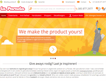 Tablet Screenshot of laparada.nl